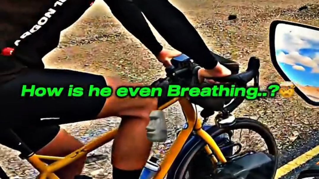 biker met cycle rider